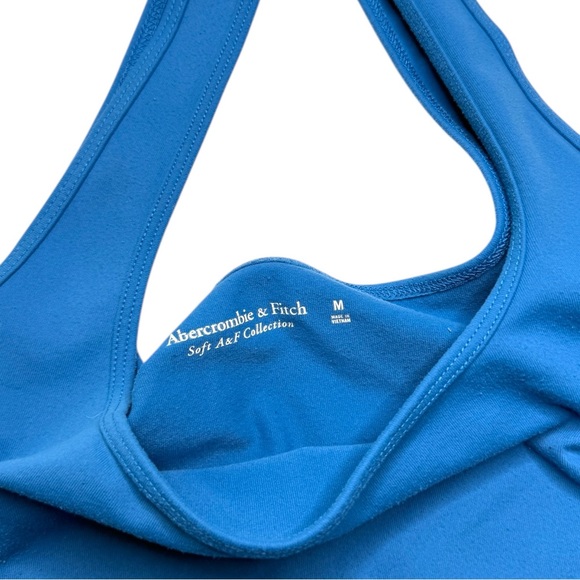 Abercrombie & Fitch Blue Portrait Tank Size Medium - Picture 3 of 3